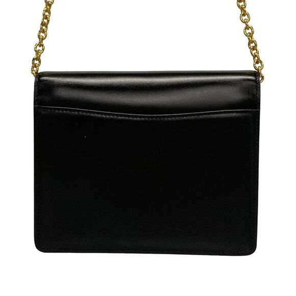 CELINE Star Ball - Black Gold Leather Shoulder Bag 663-082325 - Picture 2 of 14